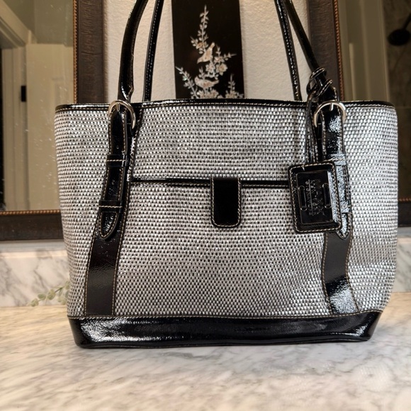 Maxx New York Handbags - Maxx New York Black and Silver Women's Tote Bag NWOT.
